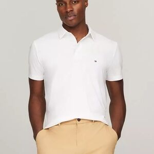 Tommy Hilfiger Men's Classic White Polo Sz S